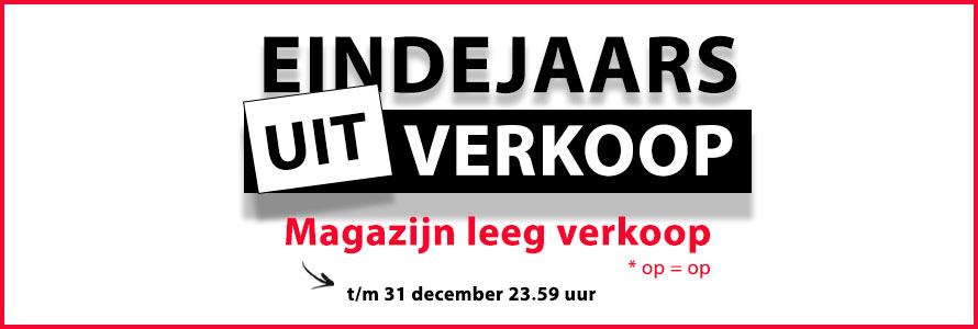 Eindejaars magazijn uitverkoop werkschoenenwinkel 2025 - Kortingen tot 50%